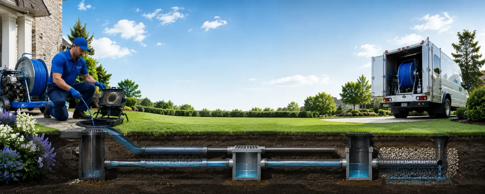 Outdoor drain cleaning information for Caddo, TX